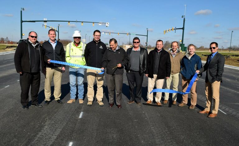 Noblesville opens brooks school road extension before holidays