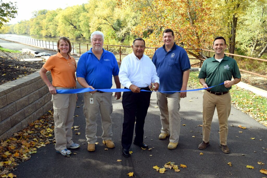 Noblesville opens southern section of riverwalk trail extension