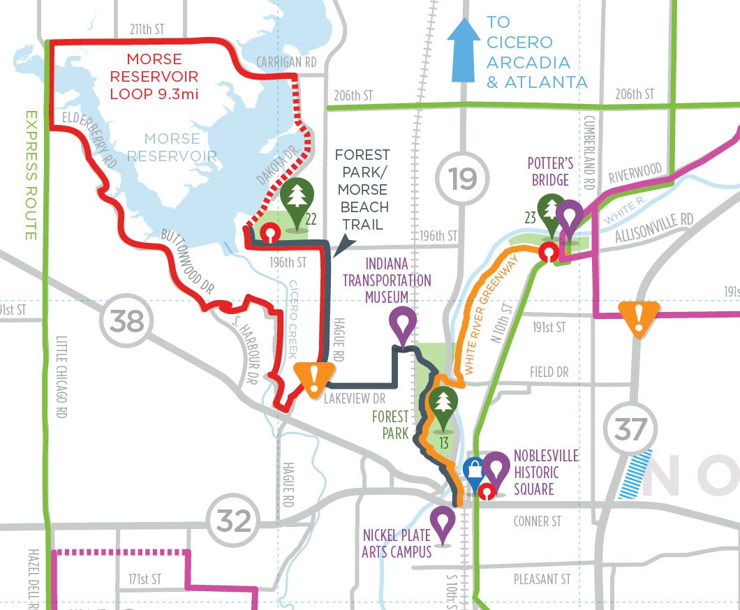 Hamilton parks recreation map