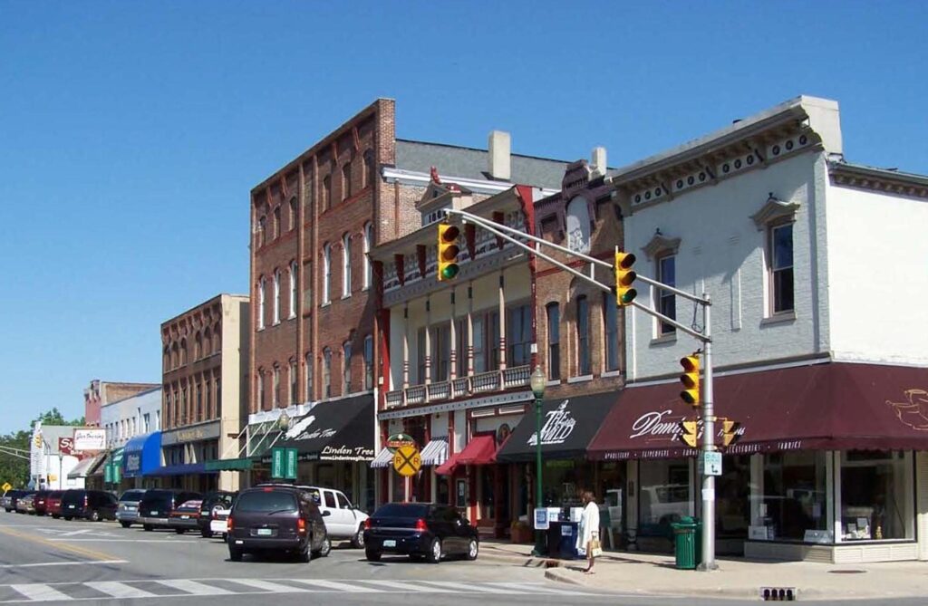 Downtown noblesville square