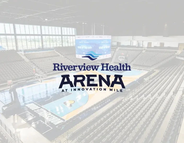 Riverview health announced as naming sponsor of new arena at innovation mile in noblesville