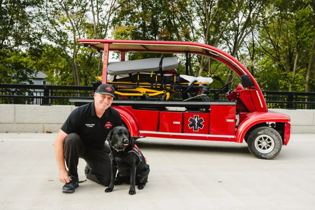 Public Safety in Noblesville NFD Dog