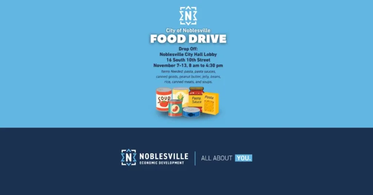City of noblesville hosts food drive to help community amid government shutdown