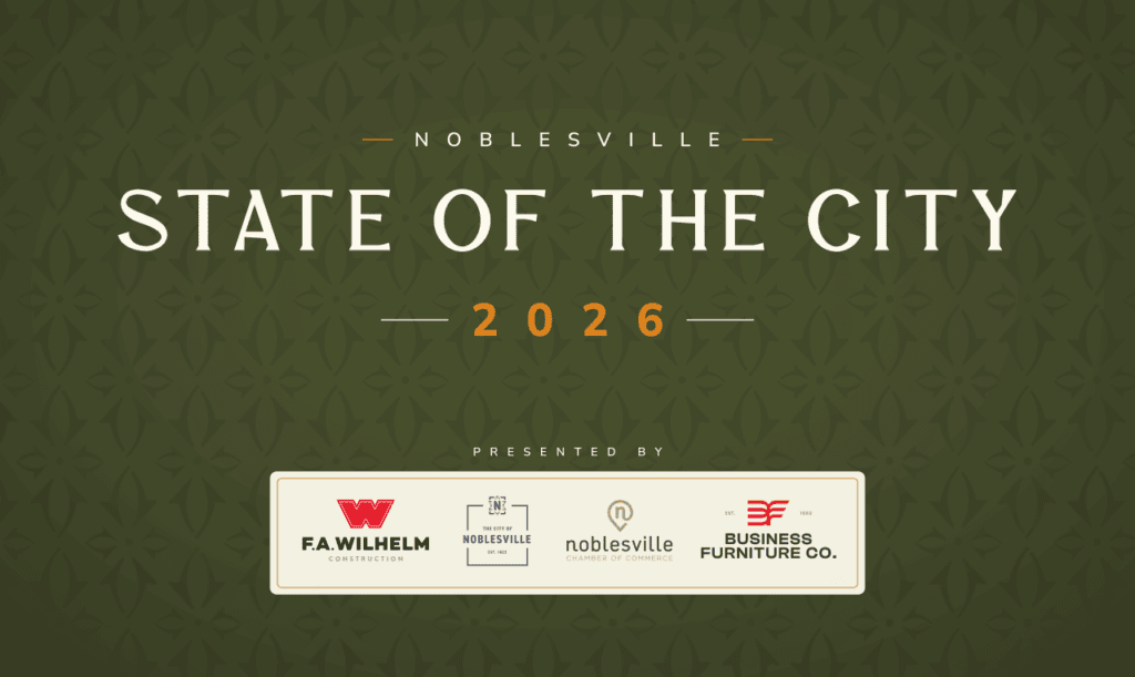 Noblesville Mayor Chris Jensen Delivers 7Th Annual State Of The City Address 1 Stage center sotc logo